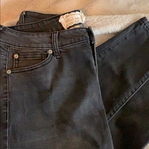Light wash dark jeans